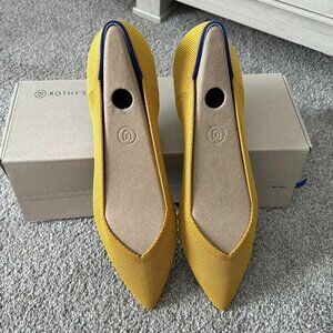 Rothy’s The Point - Marigold Size 12.5 Rare Retired Color